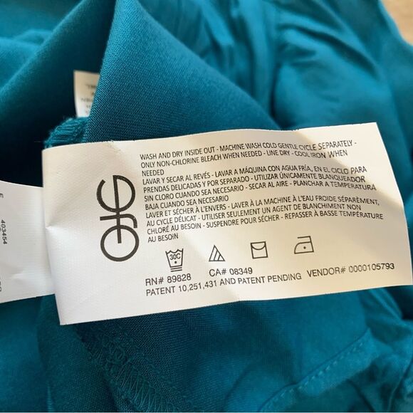 Jessica Simpson Leslie Boho Flare Sleeve Teal Blouse Size Medium NWT - Picture 6 of 6